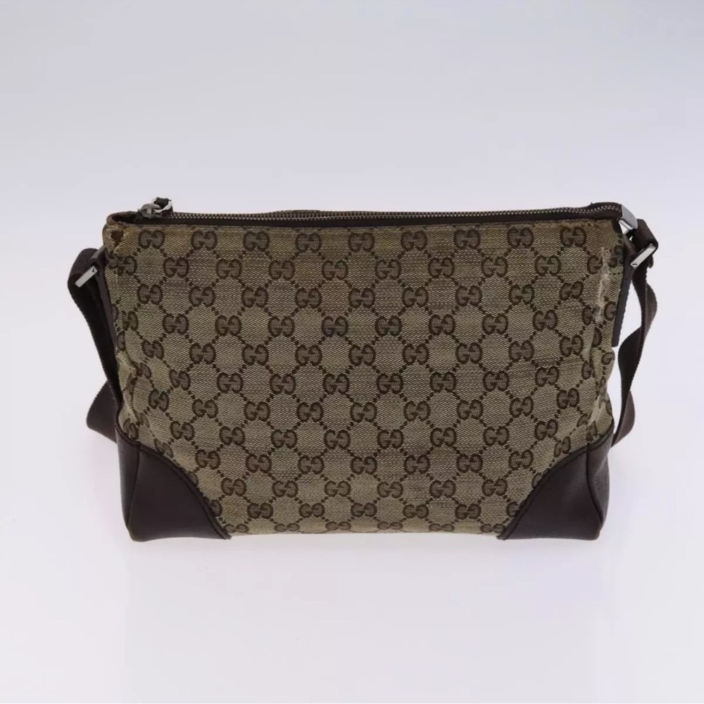 Gucci GG Brown Monogram Bag - Picture 2 of 8